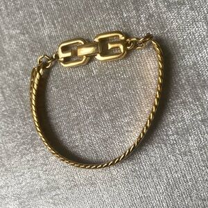 Vtg Givenchy Herringbone Bracelet